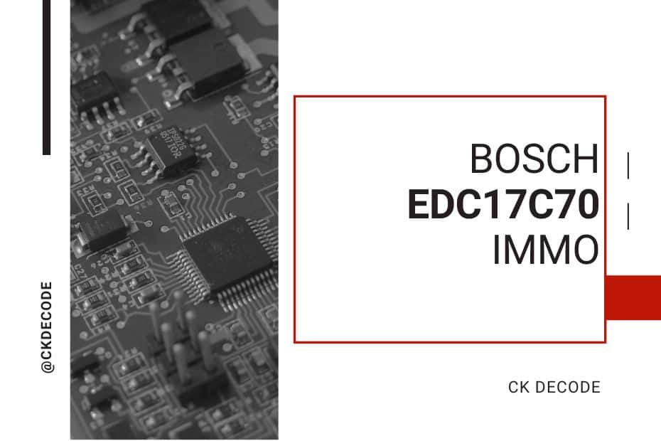 Bosch EDC17C70 Adblue off