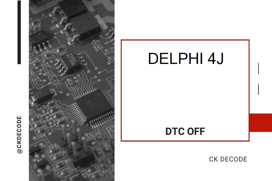 DELPHI 4J dtc off