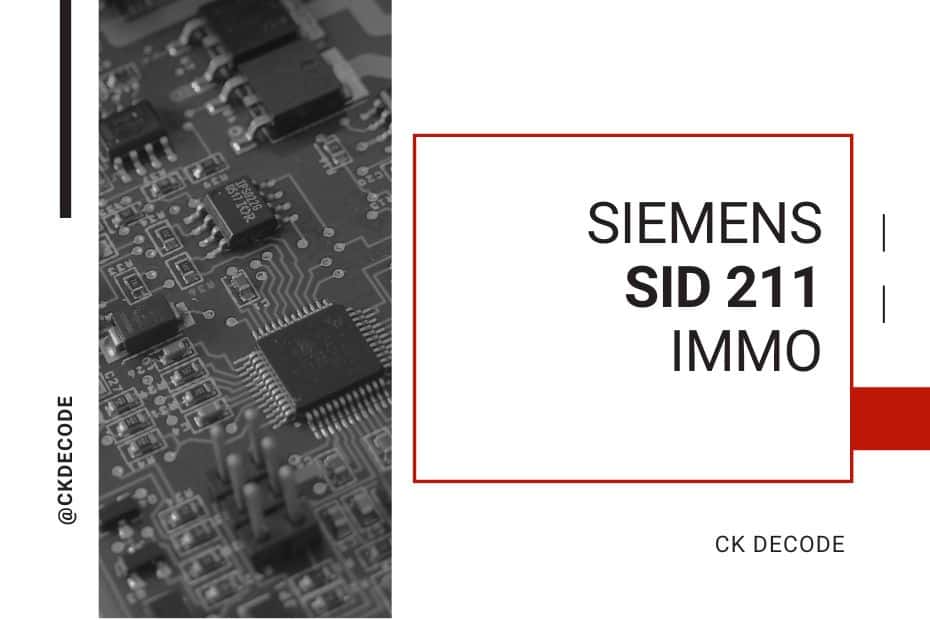 Siemens SID 211 Adblue off