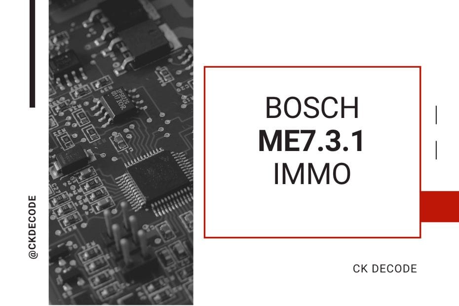 Bosch ME7.3.1 Immo