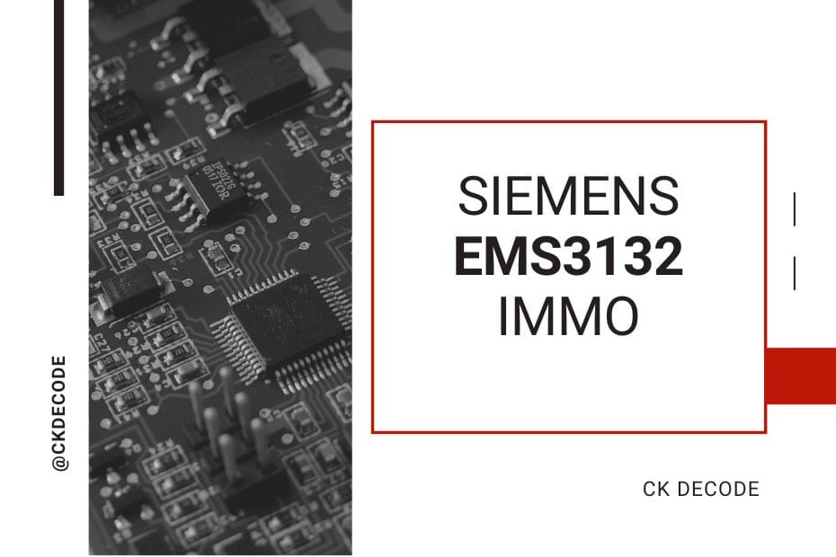 Siemens EMS3132 Immo off
