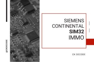 Immo virgin SIM32 Siemens Continental