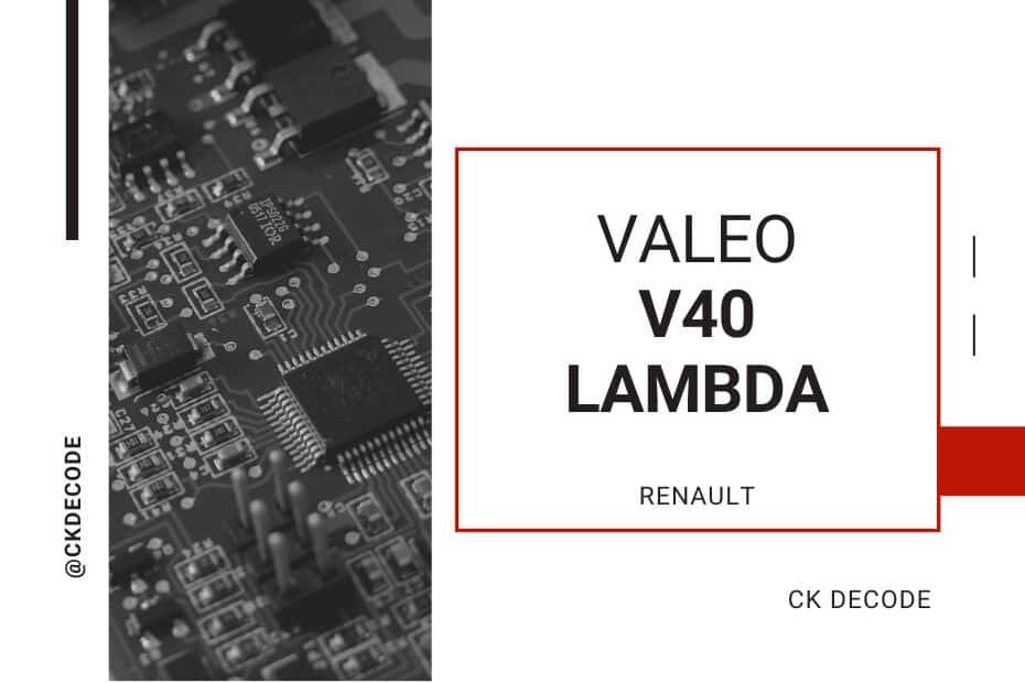 RENAULT VALEO V40 Lambda