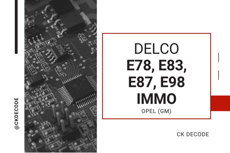 Opel Gasoline Delco Other 12242040 DZJU Immo Off main image 0