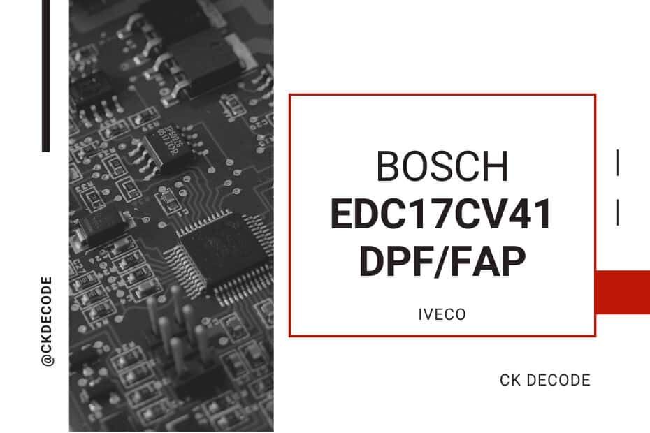Iveco Bosch EDC17CV41 DPF FAP