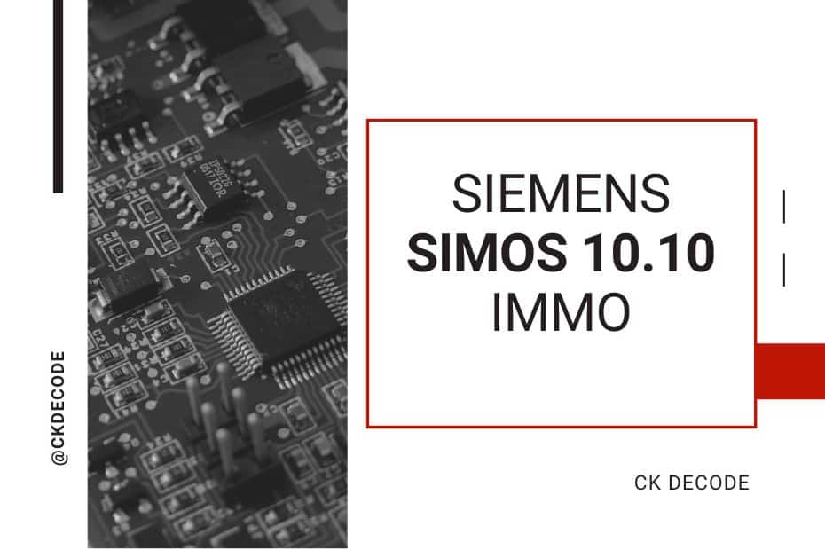 Siemens Simos 10.10 Immo