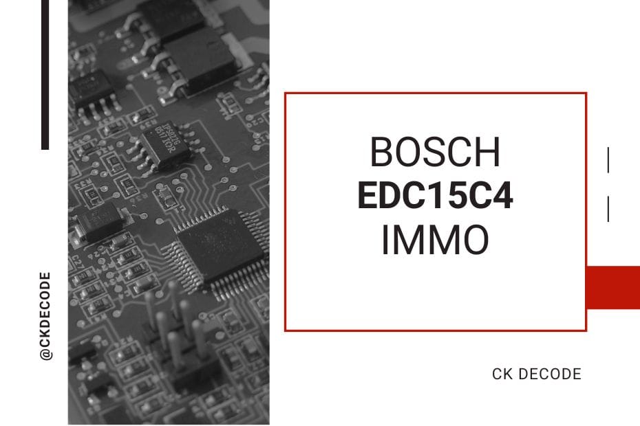 EDC15C4 Immo BOsch
