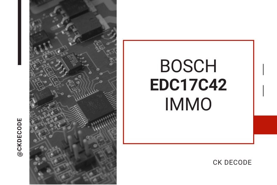 EDC17C42 Immo Bosch