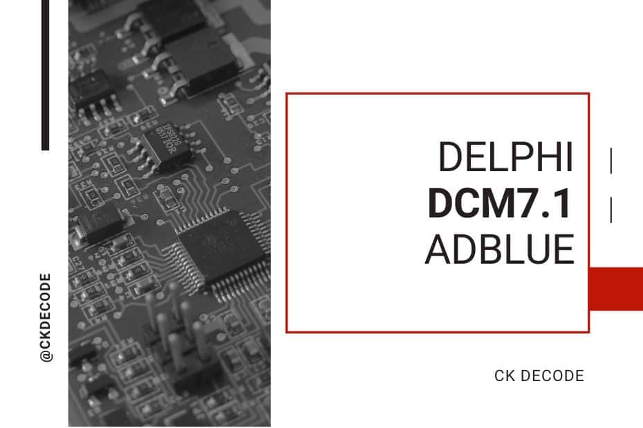 DELPHI DCM7.1 AdBlue Off
