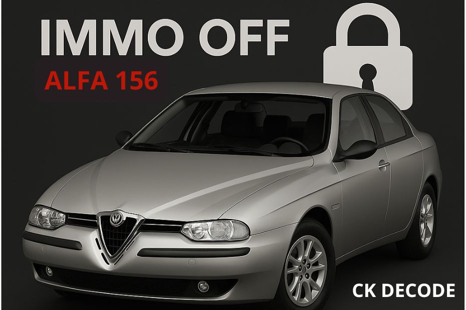 Alfa 156 Immo off