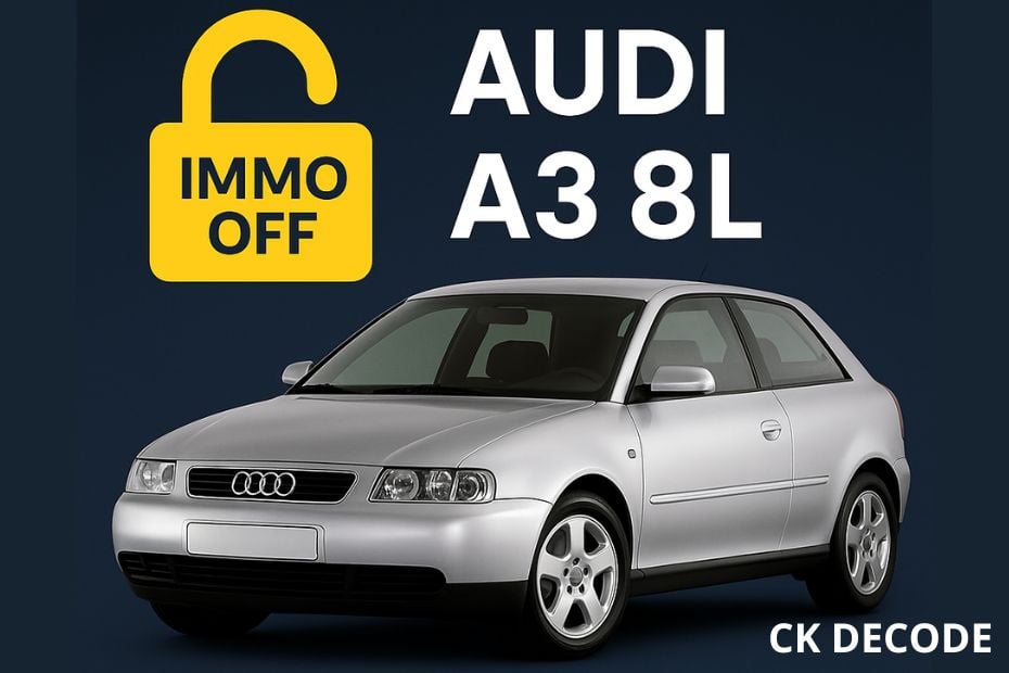 Audi A3 8L Immo off
