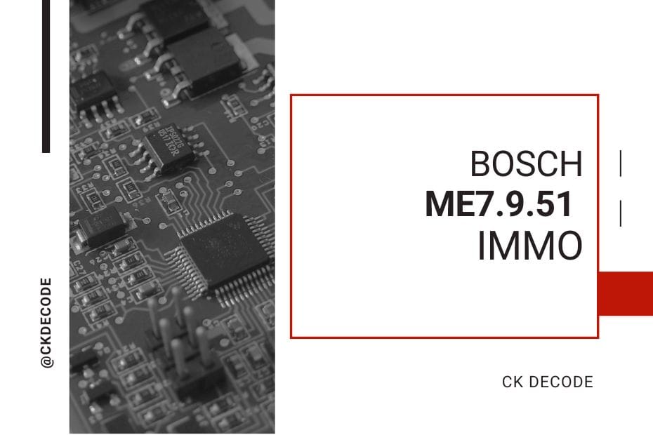 Bosch ME7.9.51 Immo