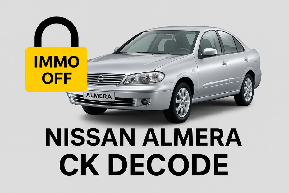 Nissan Almera Immo Off
