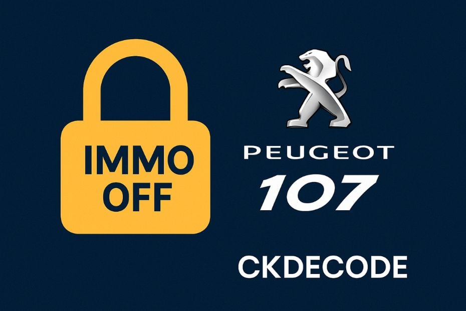 Peugeot 107 Immo Off