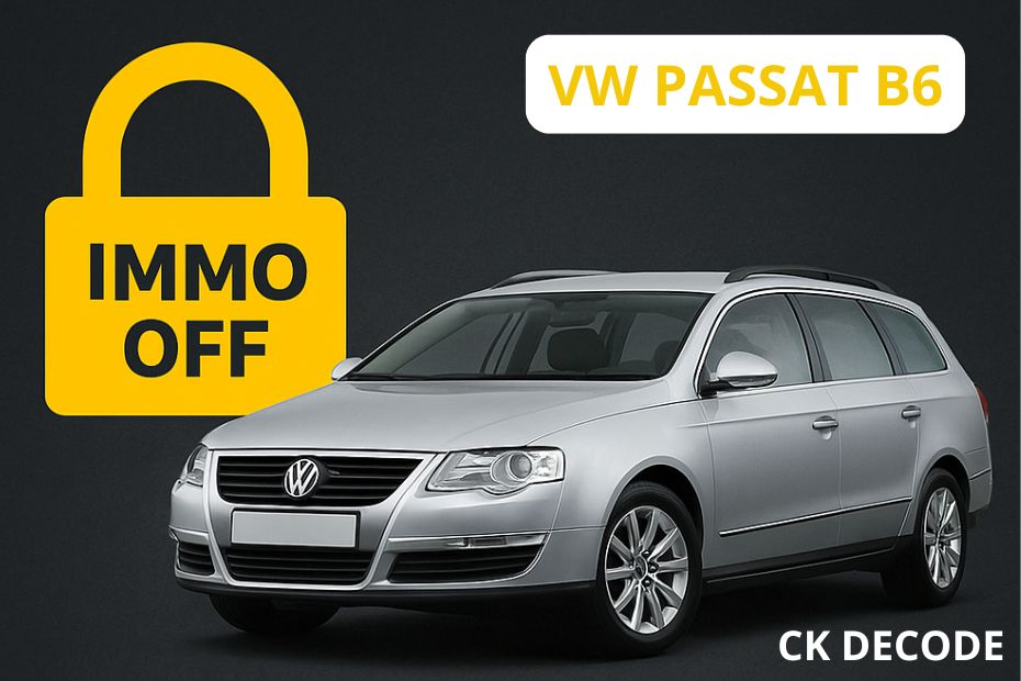 VW Passat B6 Immo Off