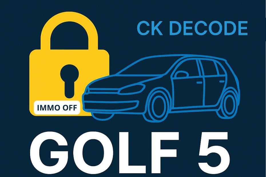 Golf 5 Immo off