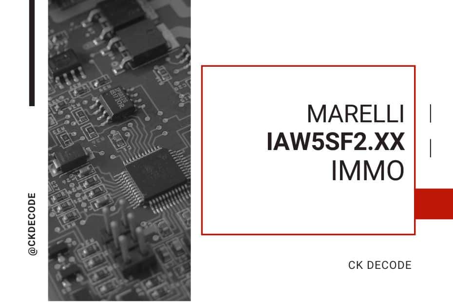 Immo Marelli IAW5SF2.XX