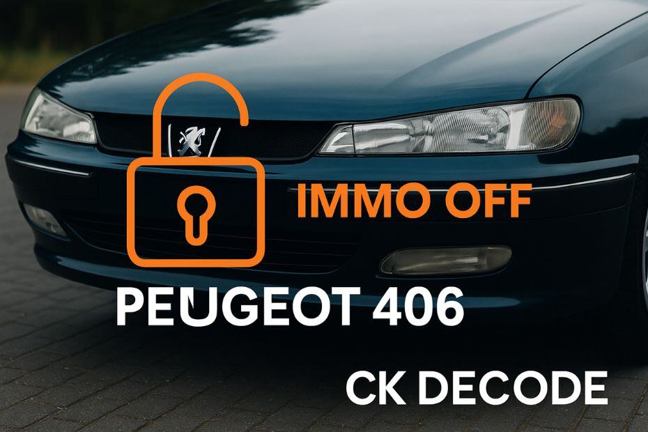 Peugeot 406 Immo off
