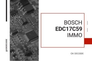 Immo Bosch EDC17C59