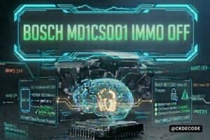 Bosch MD1CS001 Immo